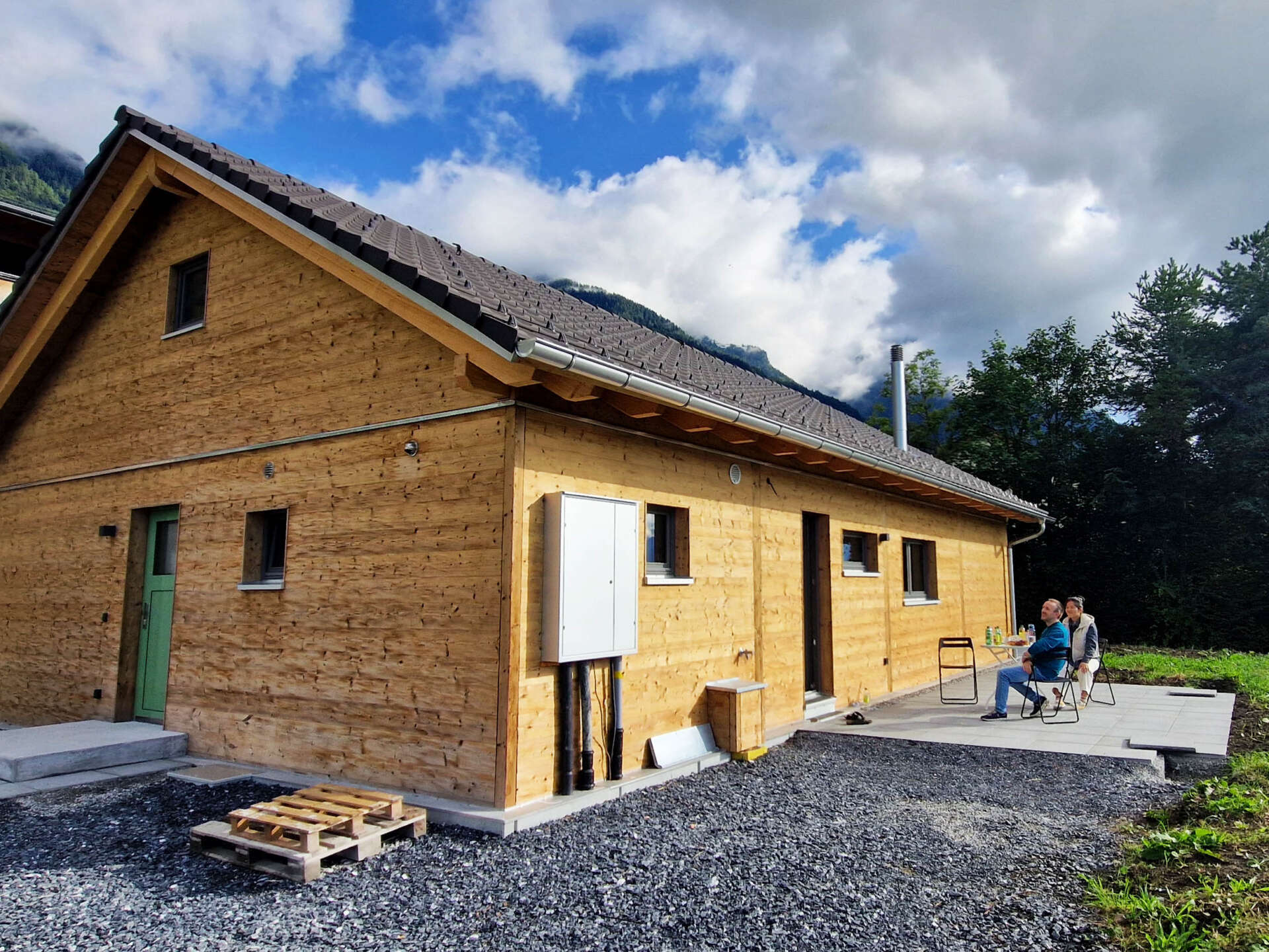 Lichtenstein_Terrasse ecoModulHaus in Lichtenstein